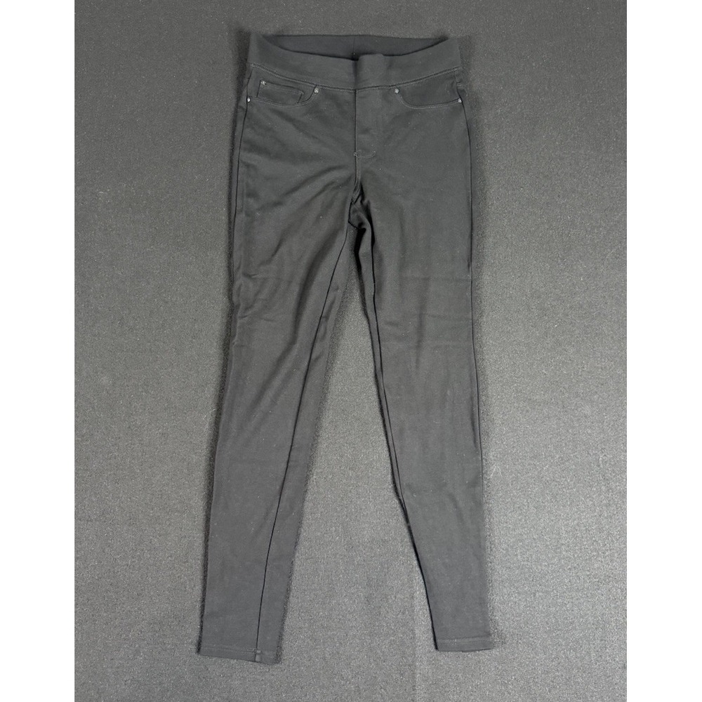 Seven7 Leggings Solid Black Women’s S Pull On Stretch Knit Skinny Casual Pants